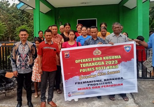 SOSIALISASI POLSEK ROTE TENGAH DALAM RANGKA OPERASI BINA KUSUMA TURANGGA 2023