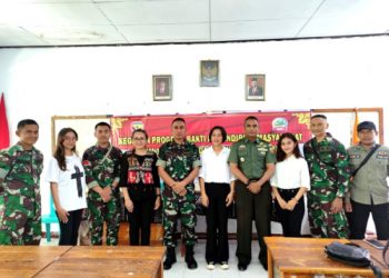 Gelar Kegiatan Bakti Kemandirian Masyarakat Kodim 1627/Rote Ndao Gandeng Sanggar Sasando Permai Pengenalan Budaya Lokal