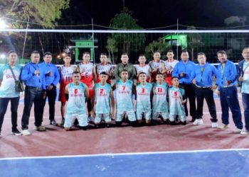 Bante 014 Melaju ke Semifinal Turnamen Dandim 1627/Rote Ndao Cup Voli Putra